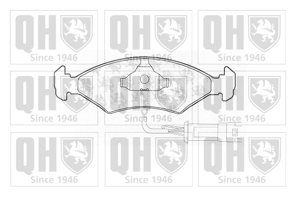 Колодки тормозные QUINTON HAZELL BP160