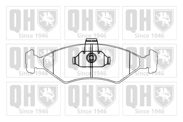 Колодки тормозные QUINTON HAZELL BP876