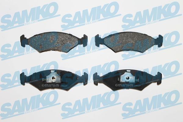 Колодки тормозные дисковые SAMKO 5SP233