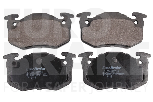 Тормозные колодки дисковые задние EUROBRAKE 5502223728