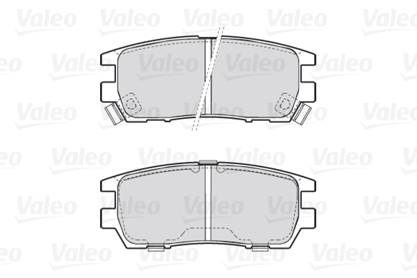 Колодки тормозные дисковые VALEO 301519