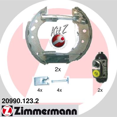 Барабан тормозной ZIMMERMANN 209901232