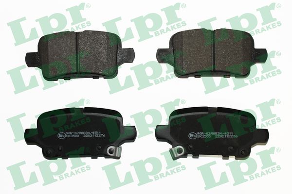 Колодки тормозные дисковые lpr LPR 05P2276