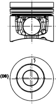 Поршень d101 r6 KOLBENSCHMIDT 40 441 600
