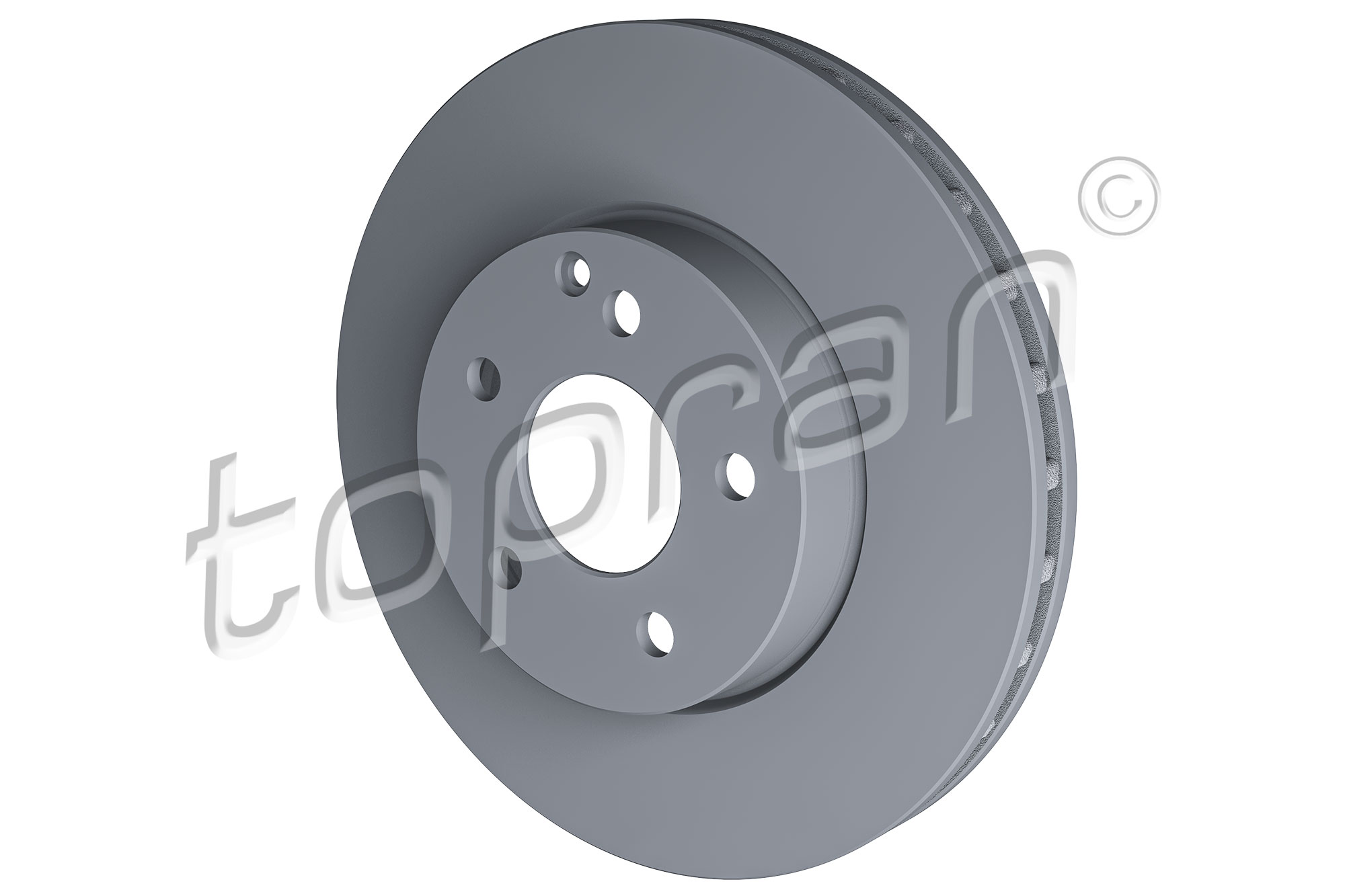 Brake disc HANS PRIES/TOPRAN 401052