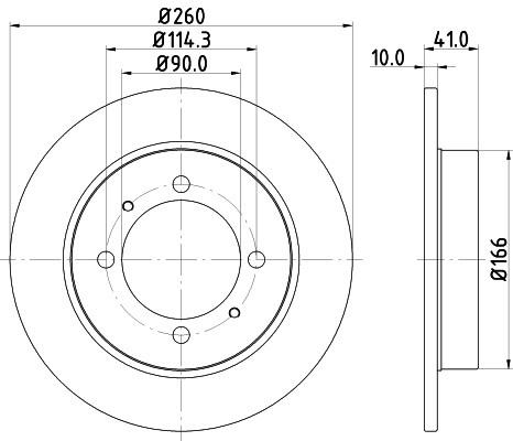 Тормозной диск HELLA/BEHR/PAGID 8DD355105-471