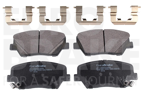 Тормозные колодки дисковые передние EUROBRAKE 5502223449