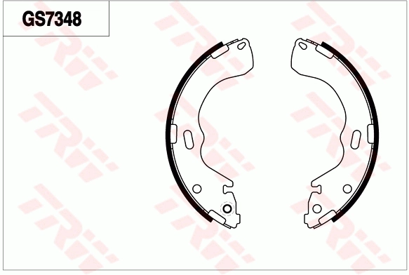 Комплект тормозных колодок TRW GS7348