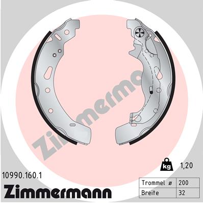 Запчасть ZIMMERMANN 10990.160.1