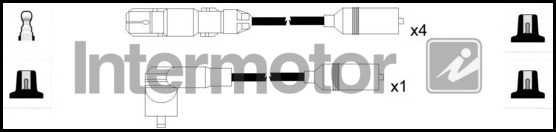 Комплект проводов зажигания INTERMOTOR 73704