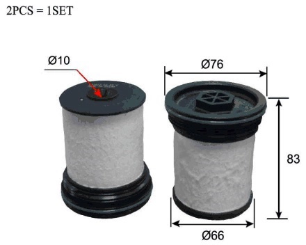 Фильтр топливный AZUMI FE52003SET