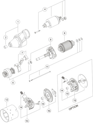 Starter MAHLE/KNECHT MS376
