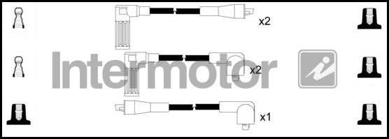 Комплект проводов зажигания INTERMOTOR 73346