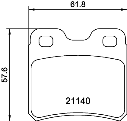 Колодки тормозные дисковые HELLA/BEHR/PAGID 8DB355007-451