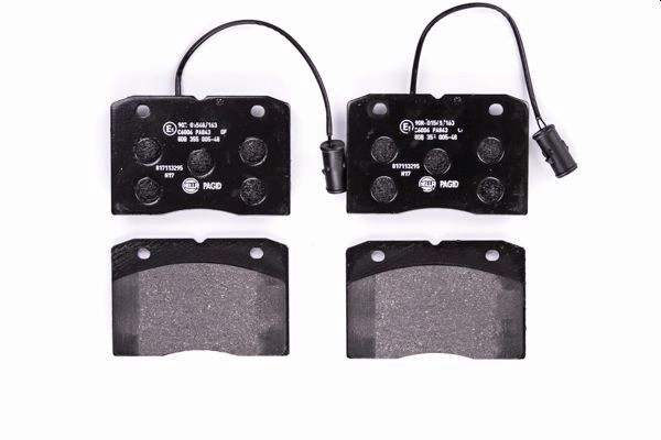 Колодки тормозные дисковые HELLA/BEHR/PAGID 8DB355005-481
