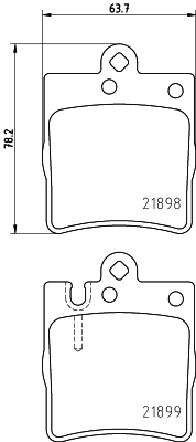 Комплект тормозных колодок дисковый тормоз HELLA/BEHR/PAGID 8DB355008-451