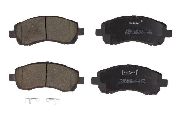 Комплект тормозных колодок дисковый тормоз MAXGEAR 19-1396