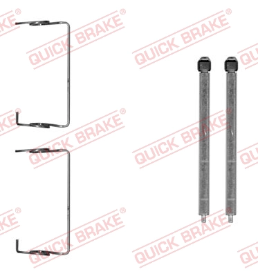 Комплектующие колодки дискового тормоза QUICK BRAKE 1090071