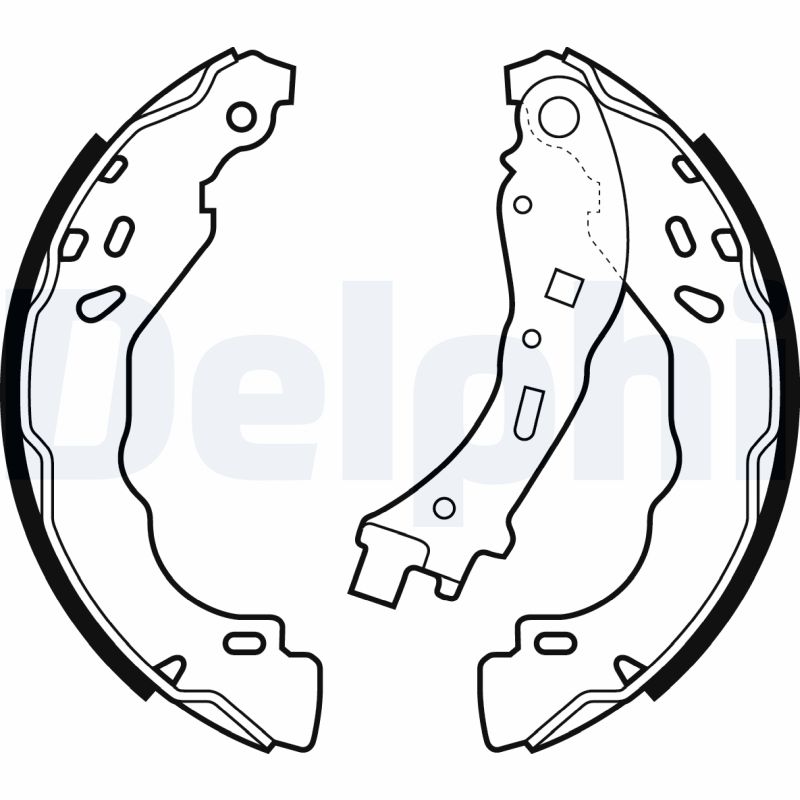 Колодки тормозные DELPHI LS2065