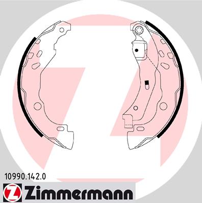 Барабан тормозной ZIMMERMANN 109901420