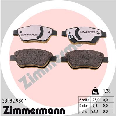 Запчасть ZIMMERMANN 23982.980.1