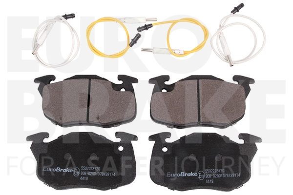 Тормозные колодки дисковые передние EUROBRAKE 5502223720