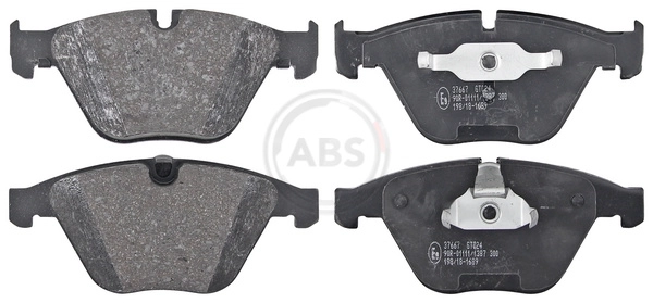 Колодки тормозные дисковые A.B.S. 37667