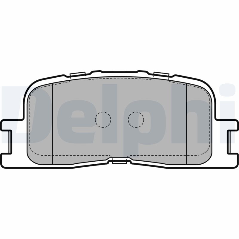 Колодки тормозные DELPHI LP2703