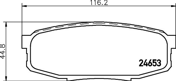 Колодки тормозные дисковые HELLA/BEHR/PAGID 8DB355013771