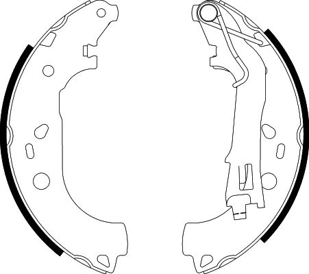 Колодки тормозные барабанные HELLA/BEHR/PAGID 8DB355003051