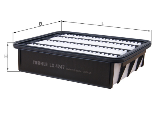 Air filter element MAHLE/KNECHT LX4247