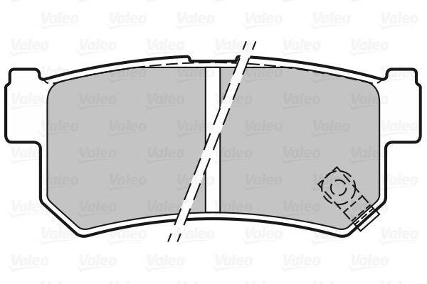 Колодки тормозные VALEO 301956