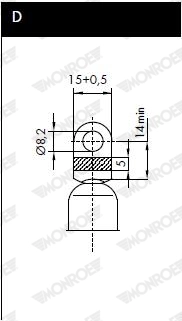 Амортизатор крышки багажника MONROE ML5444
