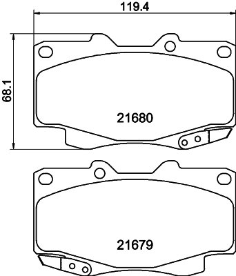 1627472 HELLA/BEHR/PAGID T2320