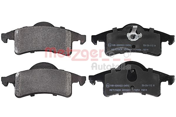 Колодки тормозные дисковые METZGER 1170254