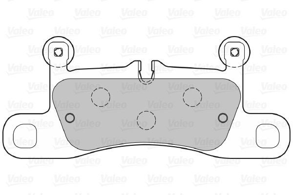 Колодки тормозные дисковые VALEO 601387