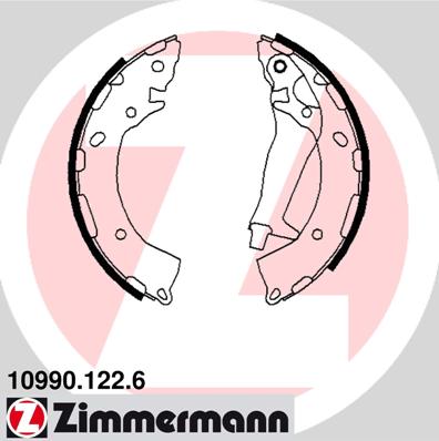 Колодки торм bb hyundai getz 02 с abs ZIMMERMANN 109901226