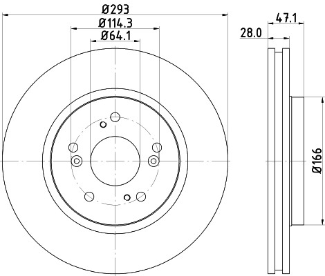 Диск тормозной HELLA/BEHR/PAGID 8DD355115941