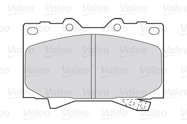 Колодки тормозные дисковые VALEO 301535