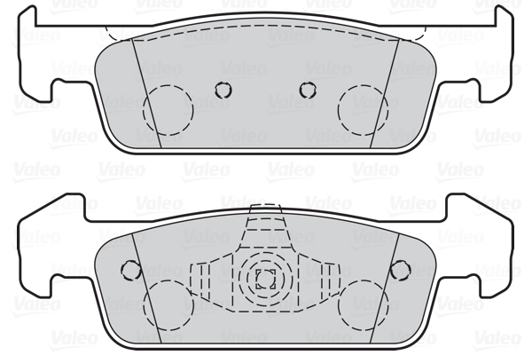 Колодки тормозные дисковые VALEO 302162