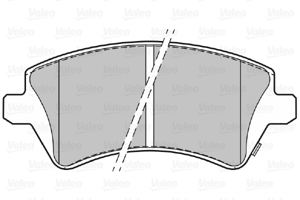 Колодки тормозные дисковые VALEO 301679