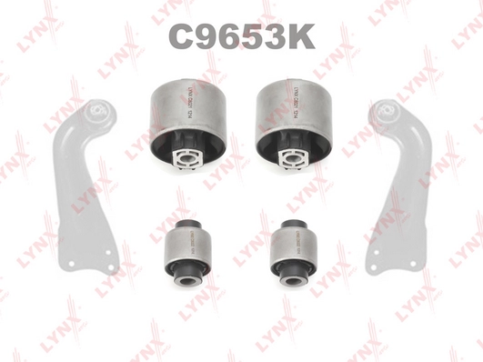Комплект сайлентблоков LYNXAUTO C9653K
