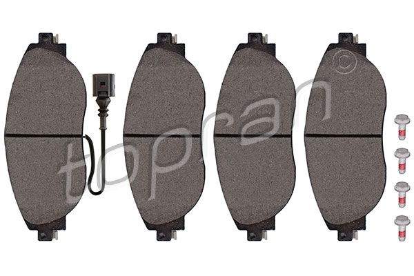 Set brake pads HANS PRIES/TOPRAN 115177