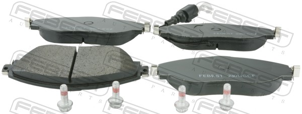Колодки тормозные дисковые FEBEST 2301-CCF