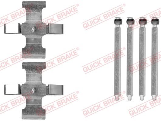 Комплектующие колодки дискового тормоза QUICK BRAKE 109-0076