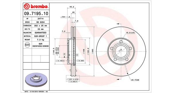 Диск тормозной MAGNETI MARELLI 360406050000