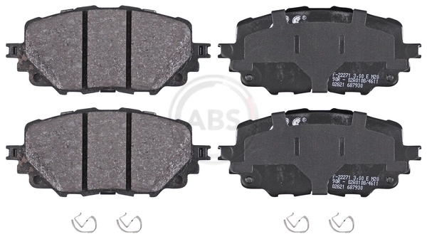 Колодки тормозные дисковые A.B.S. 35126
