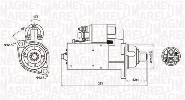 Стартер MAGNETI MARELLI 063721181010