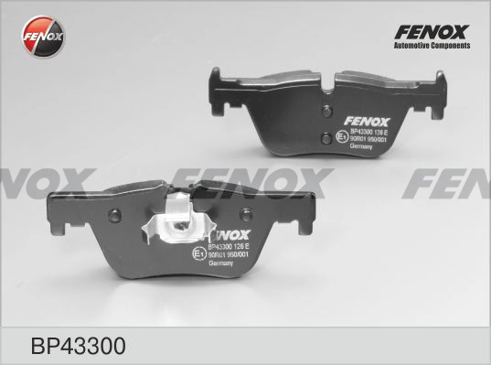 Колодки тормозные дисковые FENOX BP43300