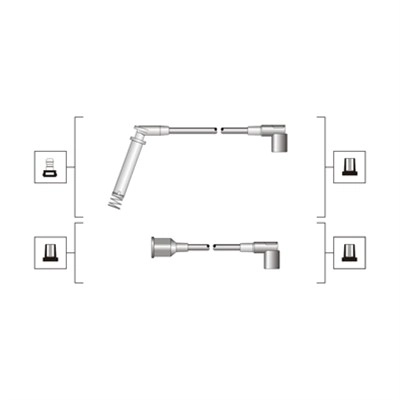 Комплект проводов зажигания MAGNETI MARELLI 941319170045
